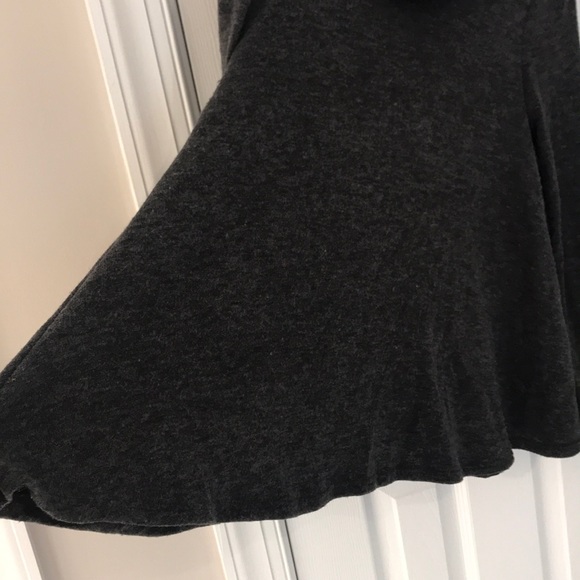 Dark grey cowl neck swing sweater - Picture 5 of 6